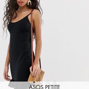 ASOS Petite Mini Bodycon Dress with Frill Hem